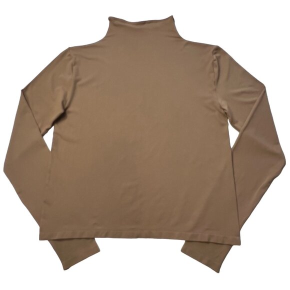 SKIMS Soft Smoothing Seamless Turtleneck NEW Sienna 4X - Picture 4 of 11